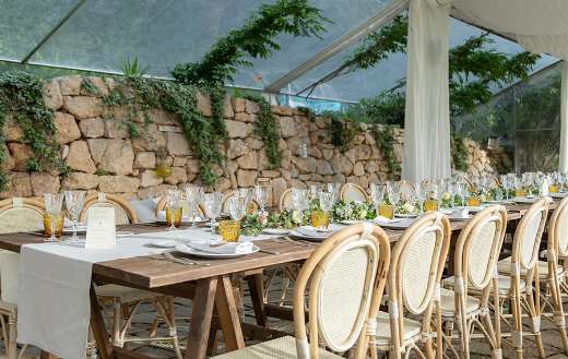 Table wedding celebration party