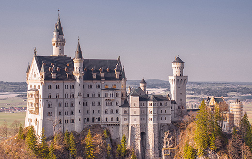 Neuschwanstein Castle under blue sky jigsaw puzzle