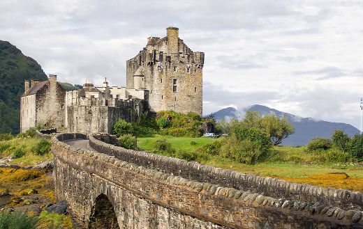 Windmill gard Scotland castle