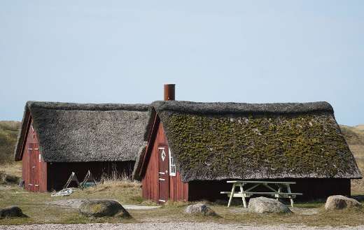 That shed roof cabins village