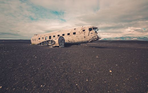 Airplane wreckage online