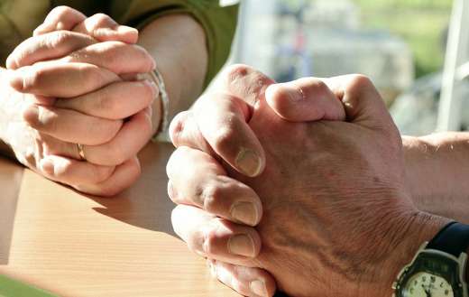Hands prayer image