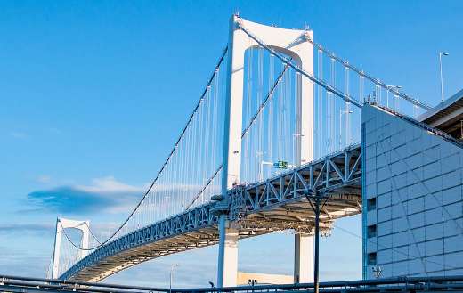 Rainbow bridge Tokyo Japan