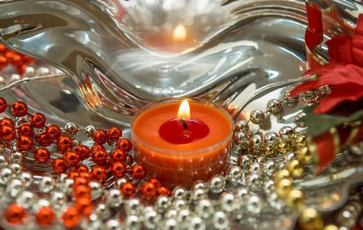 Pearl necklaces decoration