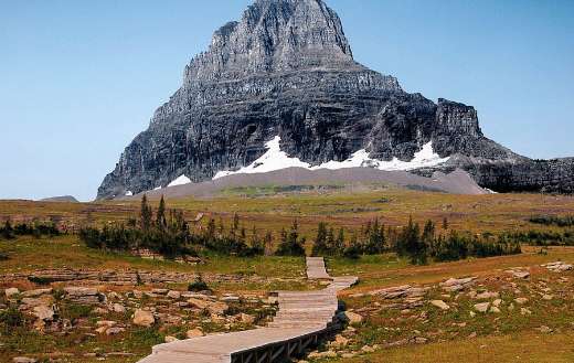 Logan pass glacier puzzle