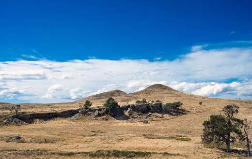 Super dry landscape nature