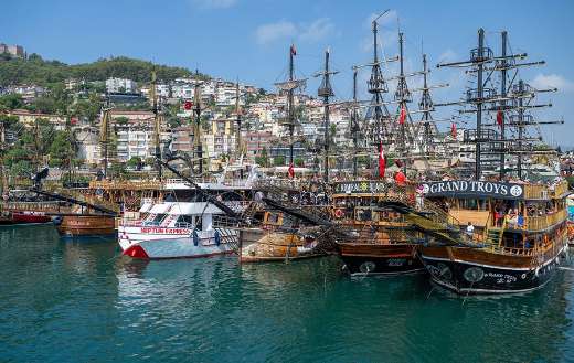 Big ships for holidays Turkey