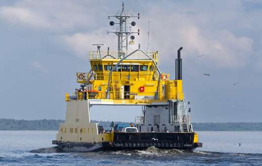Finland water sea ferry