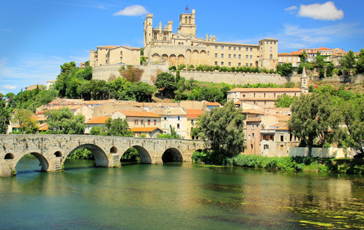 Castle Beziers France jigsaw puzzle.