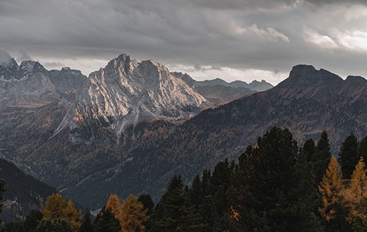 Puzzle mountain view
