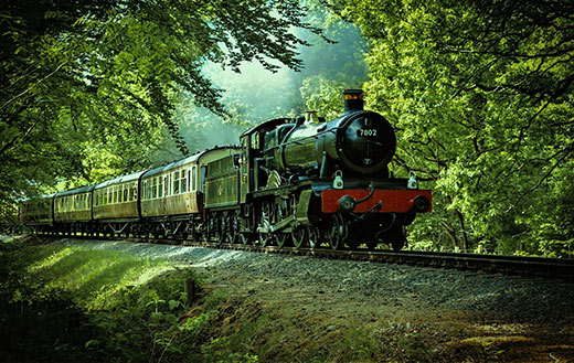 train jigsaw puzzle