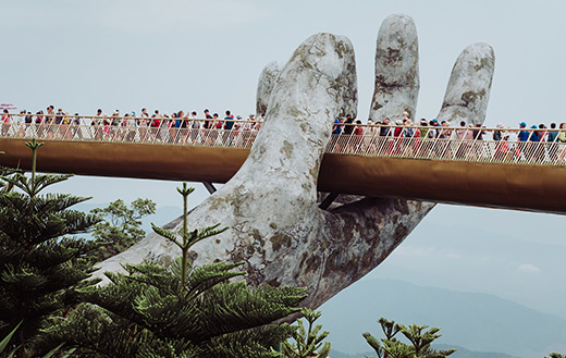 Golden Bridge on Ba Na Hills