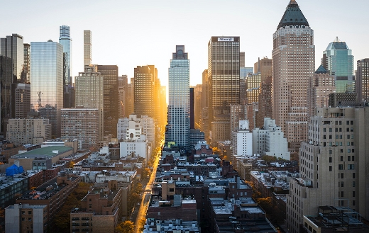 City building New York