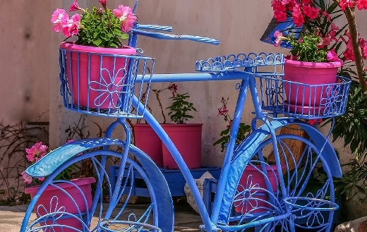Flower basket bike puzzle