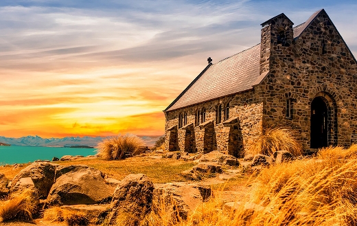 Old church landscape jigsaw