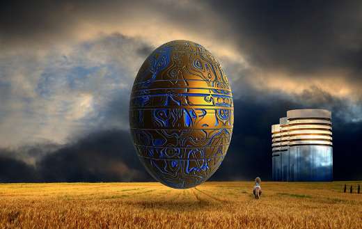 Childhood tales float alien technology online