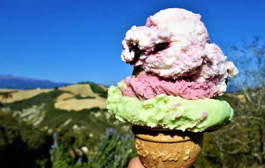 Dessert cold sweet frozen ice cream