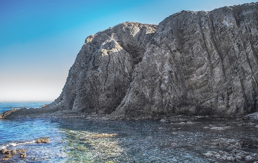 Elephant rocks form sea sky landscape online