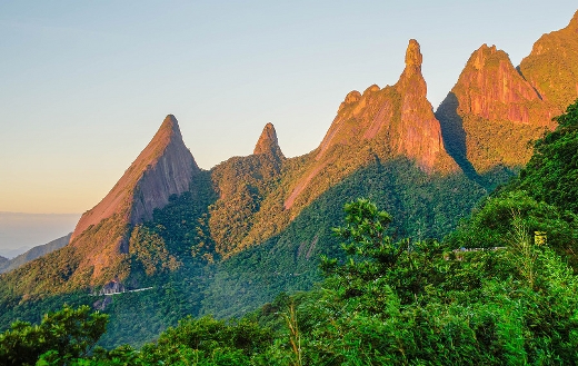 Mountain landscape nature sunrise scenic