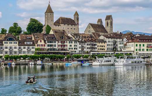 Rapperswil Jona lake Switzerland