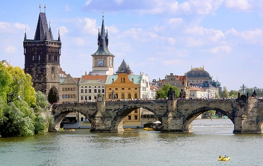 The old town bridge tower Prague puzzle