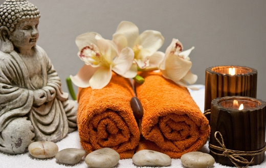 Wellness massage relax puzzle