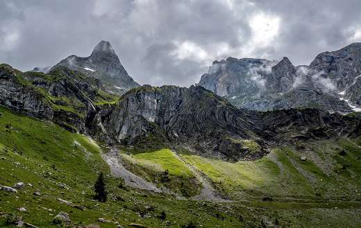 Alpine mountains nature landscape Switzerland