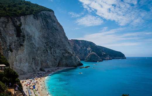 Greece islands sea Port Katsiky Lefkada