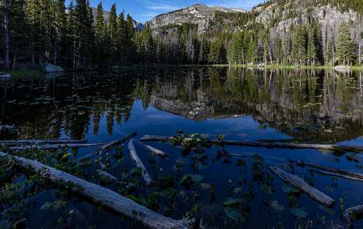 Rocky mountain national park nymph lake