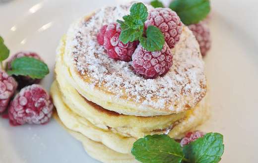 Sweet sugary omelette style pancake online