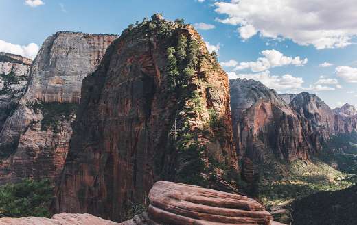 Zion national park landscape online