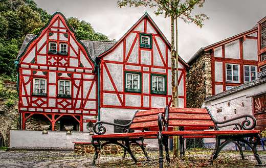 Architecture truss building puzzle