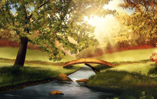 Beautiful landscape puzzle