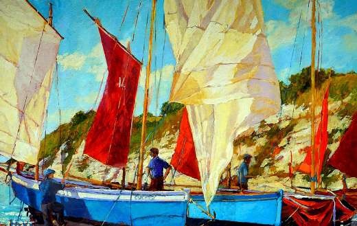 Oil painting art work puzzle