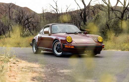Porsche vintage classic road retro car