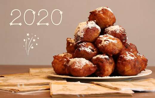 Winter christmas oliebol puzzle