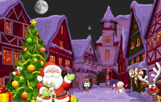 Christmas village winter online