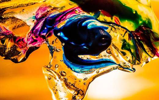 Yellow abstract art online