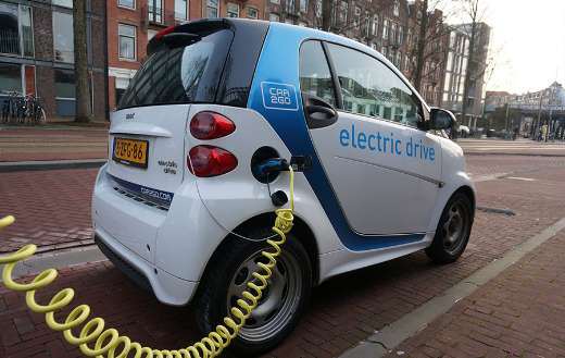 Amsterdam smartcar electric car puzzle