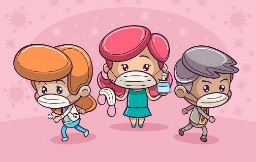 No mask no entry sign for kids puzzle