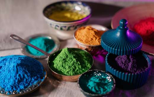 Bowls with colors puzzle