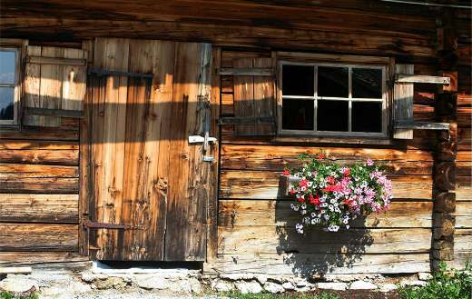 Brown barn bungalow cabin cottage
