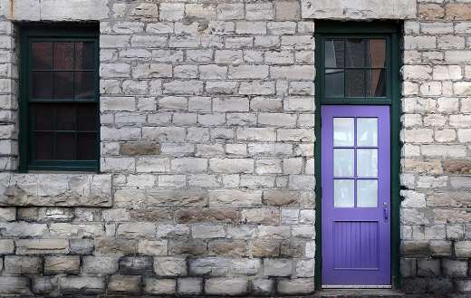 Brick wall city street puzzle