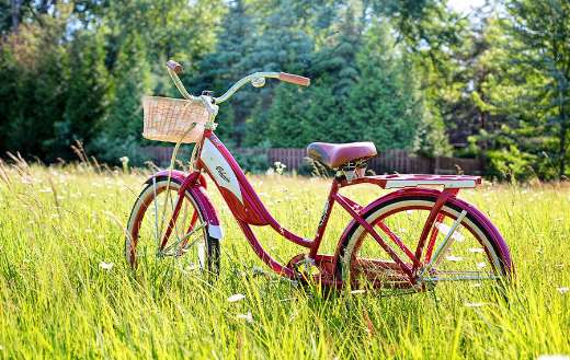 Red bike vintage online