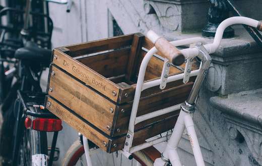 Grocery basket cart bicycle online