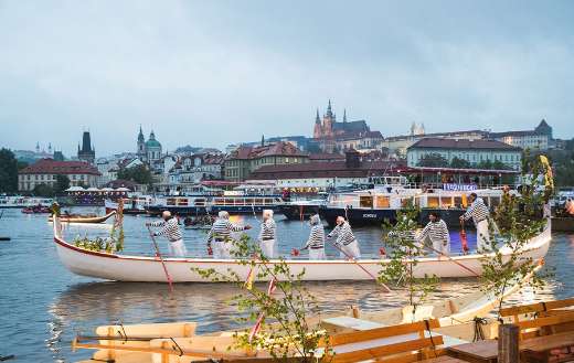 Boat festival river rowing-Prague