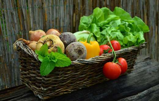 Harvest basket vegetables puzzle