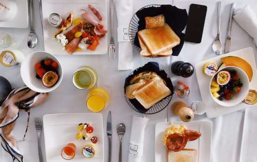 Toasted breads served online