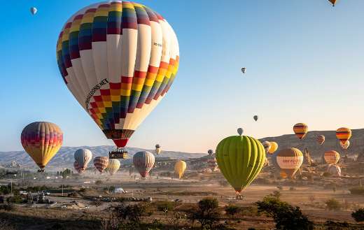 Cappadocia hot air balloon dawn sunrise rides