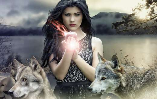 Gothic dark female fantasy